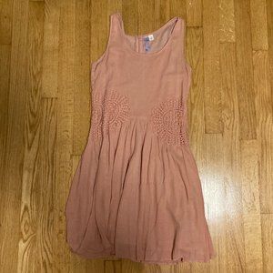 Alya Pink A-Line Mini Dress